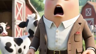 Bean's Funniest Cow Farm Disaster! 🐄😂 | 3D Cartoon Comedy