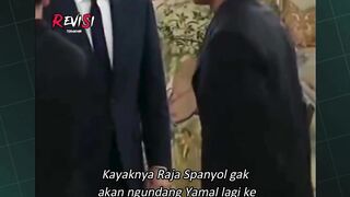 Raja Spanyol gak akan ngundang Yamal ke istananya lagi setelah perlakuan gilanya ini 😭😂