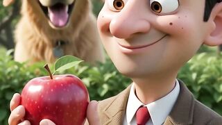 Bean-Inspired Apple Thief vs Giant Dog 🍎🐶 | Funny 3D Cartoon Animation