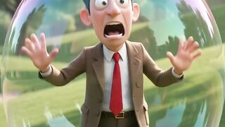 Bean-Inspired Giant Bubble Disaster 😂 | Funny 3D Cartoon | ToonVerse