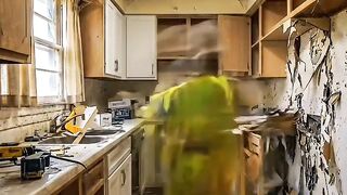 Kitchen renovation timelapse