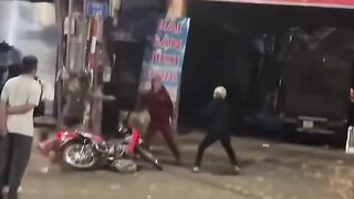 Front store fight in Vietnam!!!