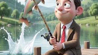 Bean-Inspired Fishing Gone Wrong! 🎣😂 | Funny 3D Cartoon | ToonVerse