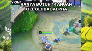 Gak ada sejarahnya zilong kalah lawan alpha😈