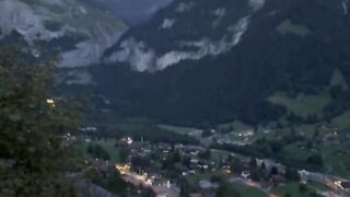 Europe travelling beautiful evening