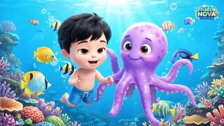 Ocean Rescue Team 🌊🐬  Fun Sea Animal Learning Adventure For Kid | kidz nova learning