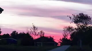 Just a glorious sunrise from a horribly wobbly camera guy