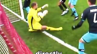 Goal Line Technology Gives a Goal After Keeper Mistake