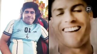 Maradona support Ronaldo