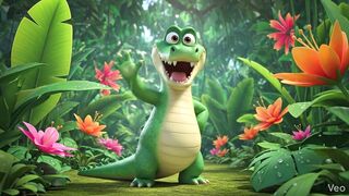 The Crocodile by Roald Dahl | Fun & Vibrant Animated Poem for Kids