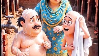 aj motu or patlu ko nani Jan ne nhalya or dono ne tayr ho kr Masjid ge #tiktokgrowthchallenge #motup