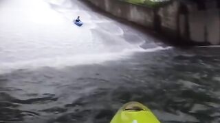 Extreme Kayaking Adventure | POV Through Powerful River Rapids