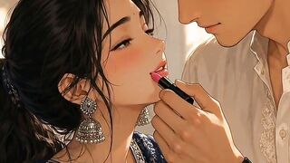Romantic couple Ghibli aesthetic video 3