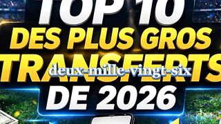 Les meilleurs transferts mercato (Football) en 2026