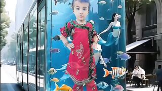 Baby girl travel