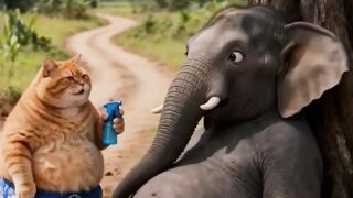 Elephant, Polar Bear & Cat Chaos! 🐘🐻🐱
