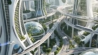 Unbelievable spiral city roads