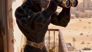 Black Panther Attacks The Wrong Target! 🦛🥊