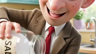 Bean's Funniest Pancake Cooking Disaster | 3D Cartoon Kitchen Comedy 😂🥞