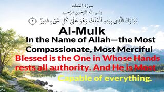 Surah Mulk Tilawat with English Subtitles | Protection From Punishment of the Grave