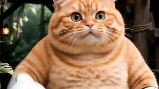 Fat Cat vs Gorilla 🥊 Epic Jungle Boxing Battle | Funny AI Animation