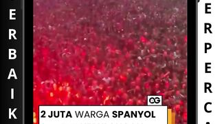 Sambutan Meriah Warga Spanyol