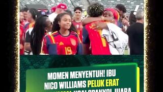 Momen hangat terjadi usai Timnas Spanyol meraih gelar juara. 🇪🇸🏆