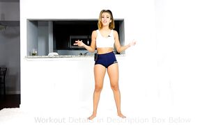 Day 2: 300-Rep Abs, Glutes & Legs Home Workout!