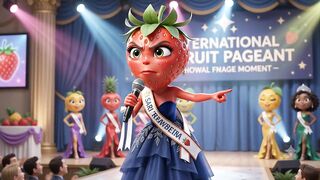 Sari the Strawberry goes crazy