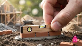 Tiny House Construction Like a Real Building Site | Miniature DIY Timelapse