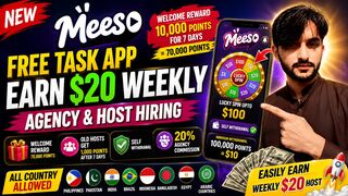 Free target earning app / meeso new earning app , live and voice party room app