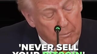Never sell your Bitcoin, says Trump during White House crypto summit