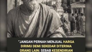 Lebih baik sendiri dalam kebenaran, daripada ramai tapi kehilangan diri sendiri. 🧠✨