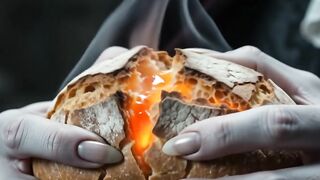 vampire eating lava bread 🍞