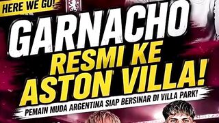 Alejandro Garnacho telah resmi bergabung dengan Aston Villa dari Chelsea.
