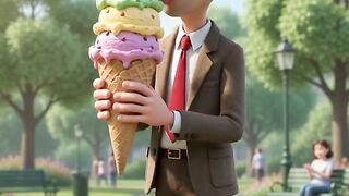 Bean's Giant Ice Cream Disaster 🍦 | Funny 3D Cartoon | Family Slapstick Animation