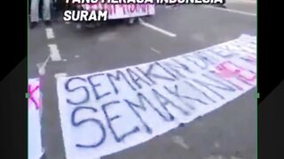Demo dilakukan diberbagai tempat diindonesia