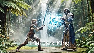 Mystic Jungle: Epic Battle Between a Powerful Wizard and a Young Warrior | AI Fantasy Short