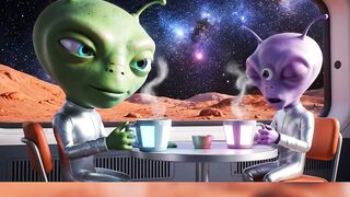 Adorable Alien Meets a Human
