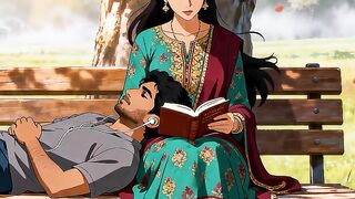 Romantic couple Ghibli ai video