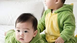 Cute Baby playing
