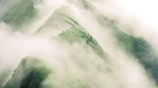 Amazing on top of the mountain
