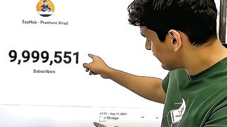 10 Million Subscribers Celebration 🥹 #shorts #prashantkirad.