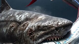 When the Deep Ocean Gets Deadly 🦈🦑 #shorts