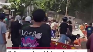 unrest between citizens in Indonesia