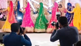 Indian dancing show on stage