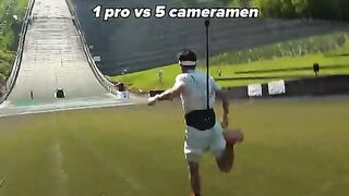 5 Cameramen vs 1 Runner