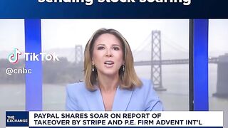 Stripe is leading in stock market vs Paypal
