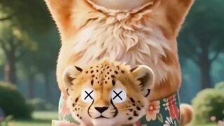 Cat vs Leopard Costume! 🐱🐆