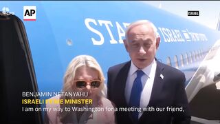 Netanyahu departs for the US where he will meet with Trump